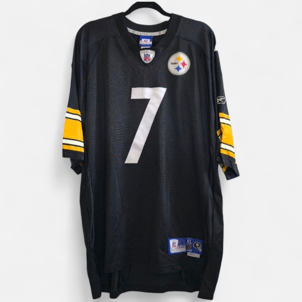 Vintage Reebok Pittsburgh Steelers Ben Roethlisberger NFL Equipment Jersey XL